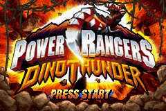 Power Rangers - Dino Thunder Title Screen